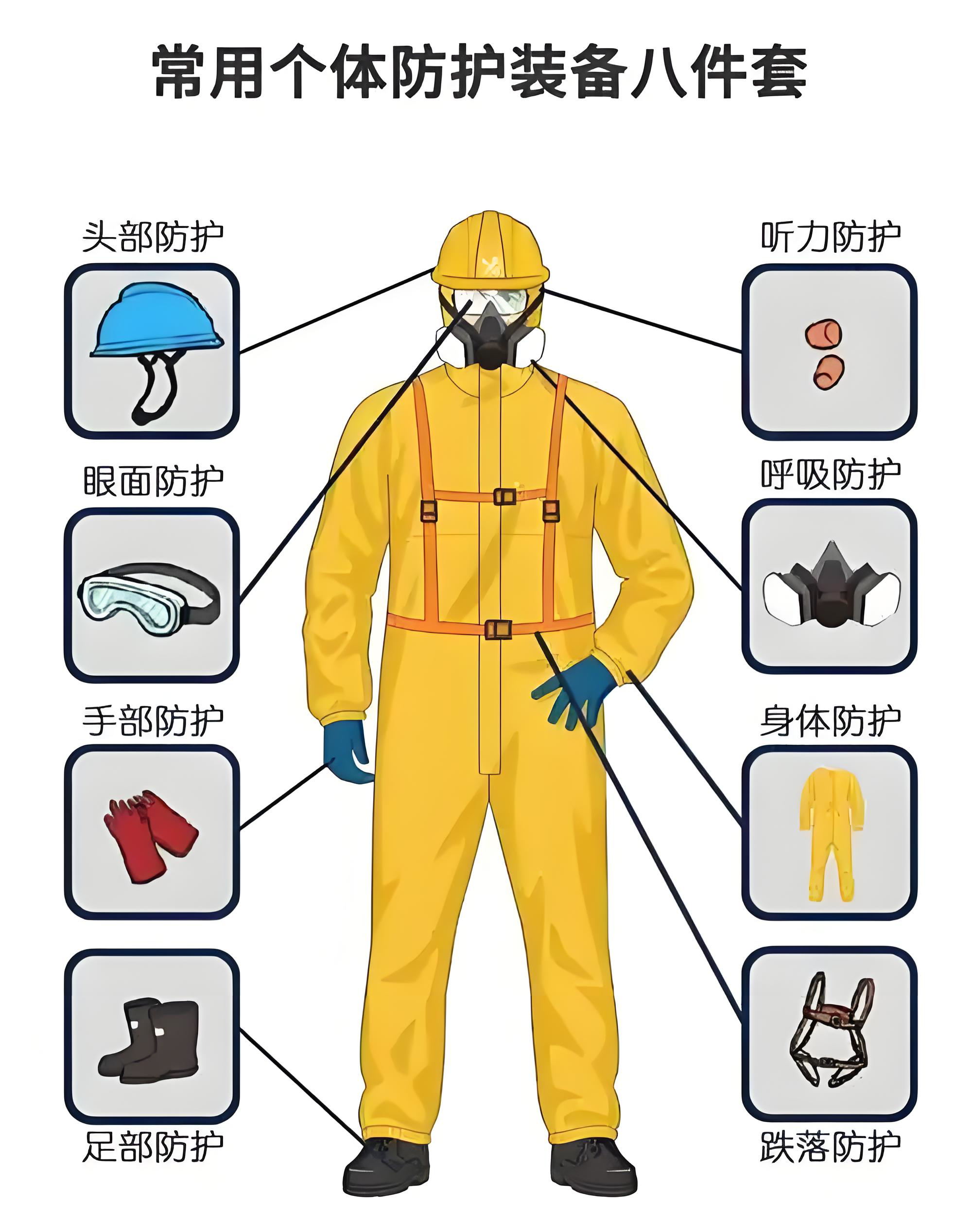 防护用品 劳保用品 防护示意图设计图__广告设计_广告设计_设计图库_昵享网nipic.cn